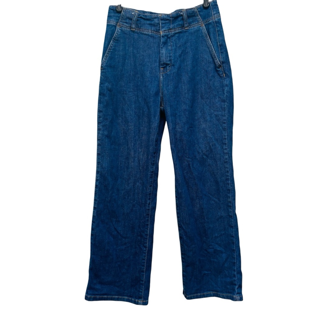 Anthropologie Pilcro Maisy Relaxed Cuff Mid Rise Straight Leg Jeans - Picture 5 of 16
